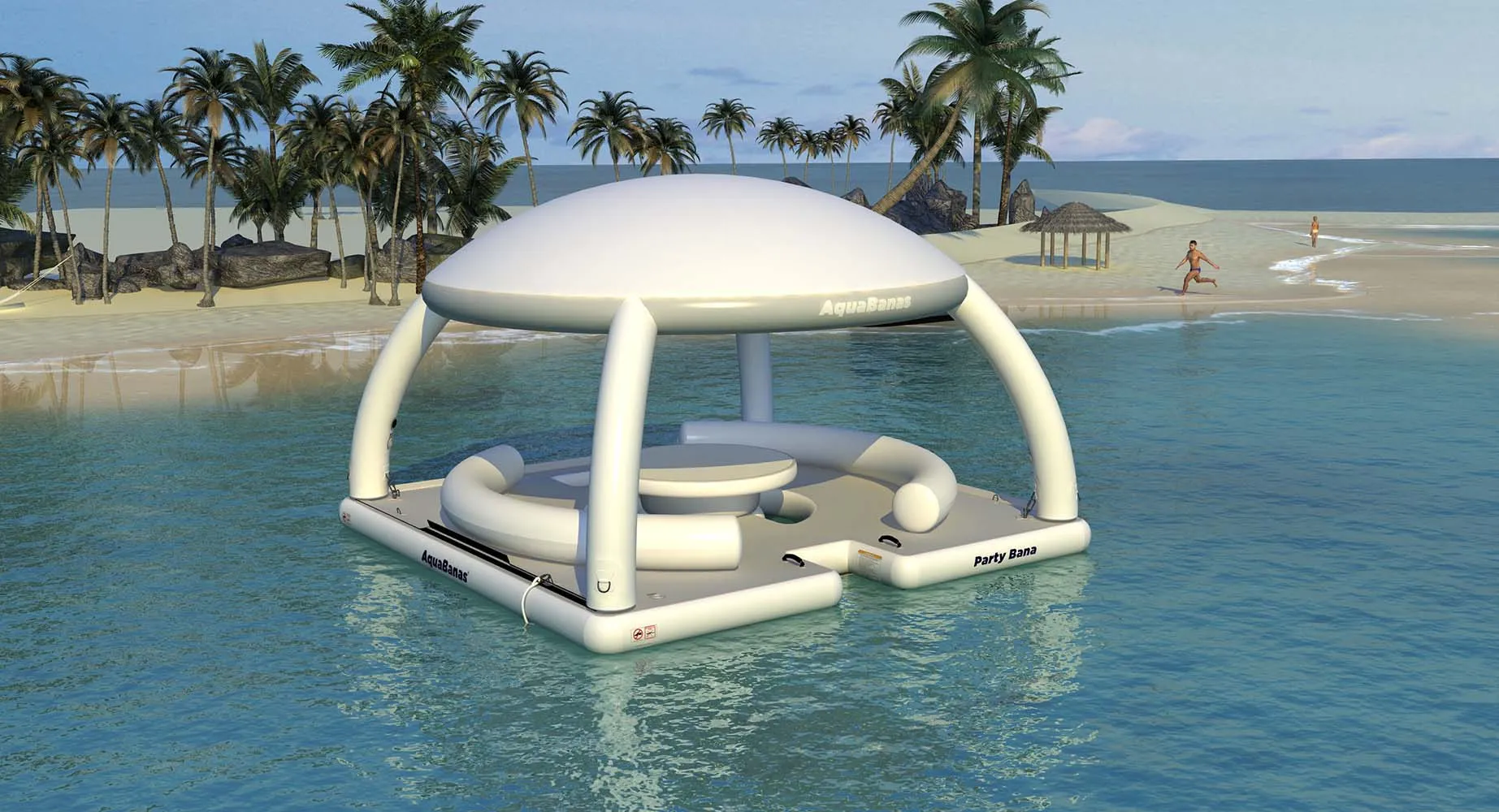 AquaBanas Party Bana™ Floating Platform