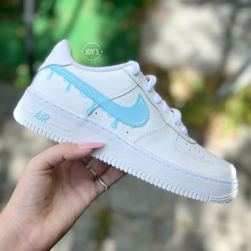 Blue Drip Custom Air Force 1