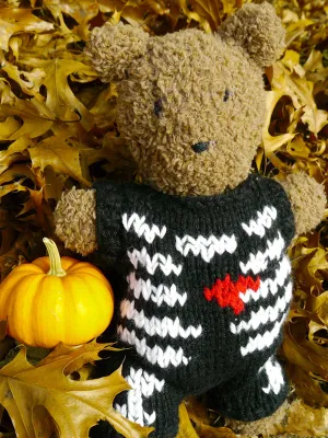 Bones - Teddy Bear Costume Sweater by the Berroco Design Team  *Free Pattern*