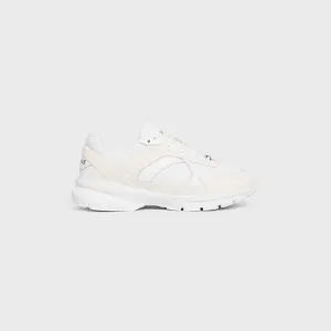 Celine Runner Cr-03 Low Lace-Up Sneaker In Mesh, Suede Calfskin And Calfskin