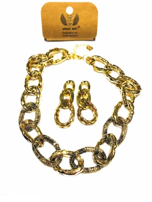 Chunky sparkly Animal Print chain