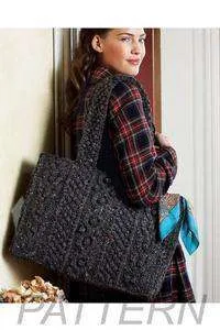 Debbie Bliss Tweed Shoulder Bag PATTERN ONLY