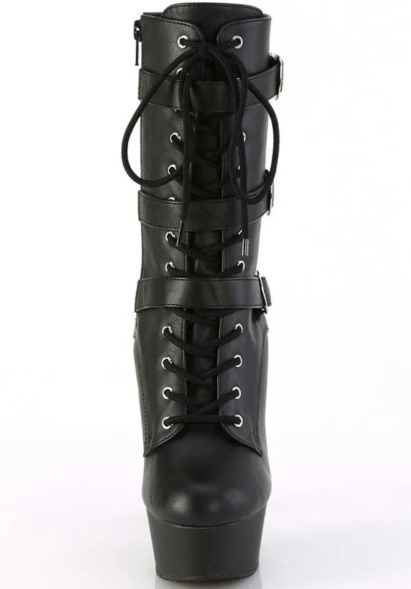 DELIGHT-1043 [Black] | PLATFORM BOOTS [PREORDER]