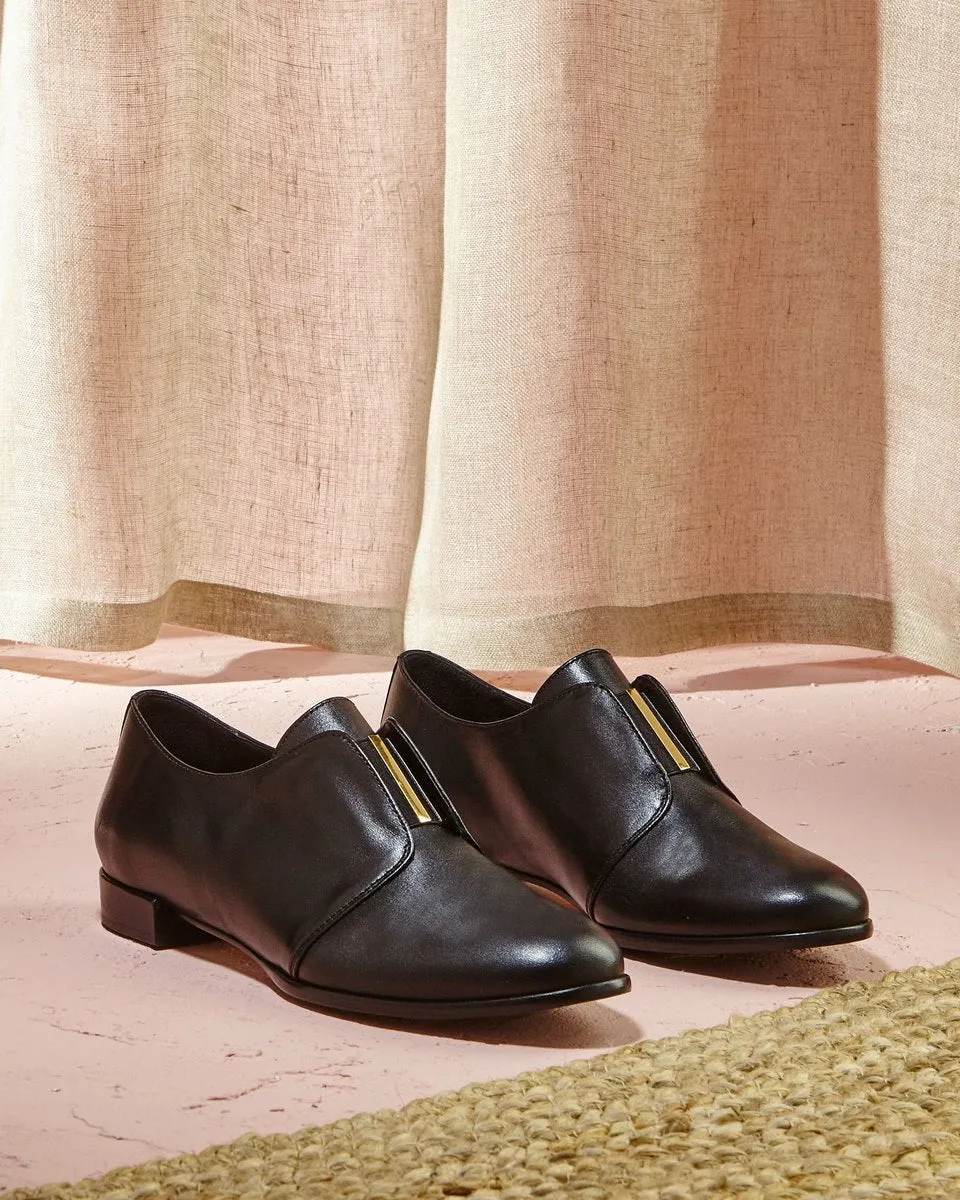 Derbies En Cuir Edorine - Noir