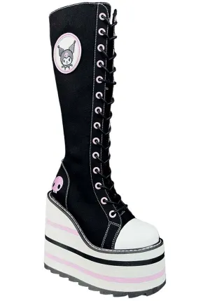 Detention Kuromi [Black/Pink] | PLATFORM BOOTS [PREORDER]