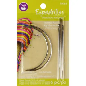 Dritz Espadrilles Needles 6/Pkg