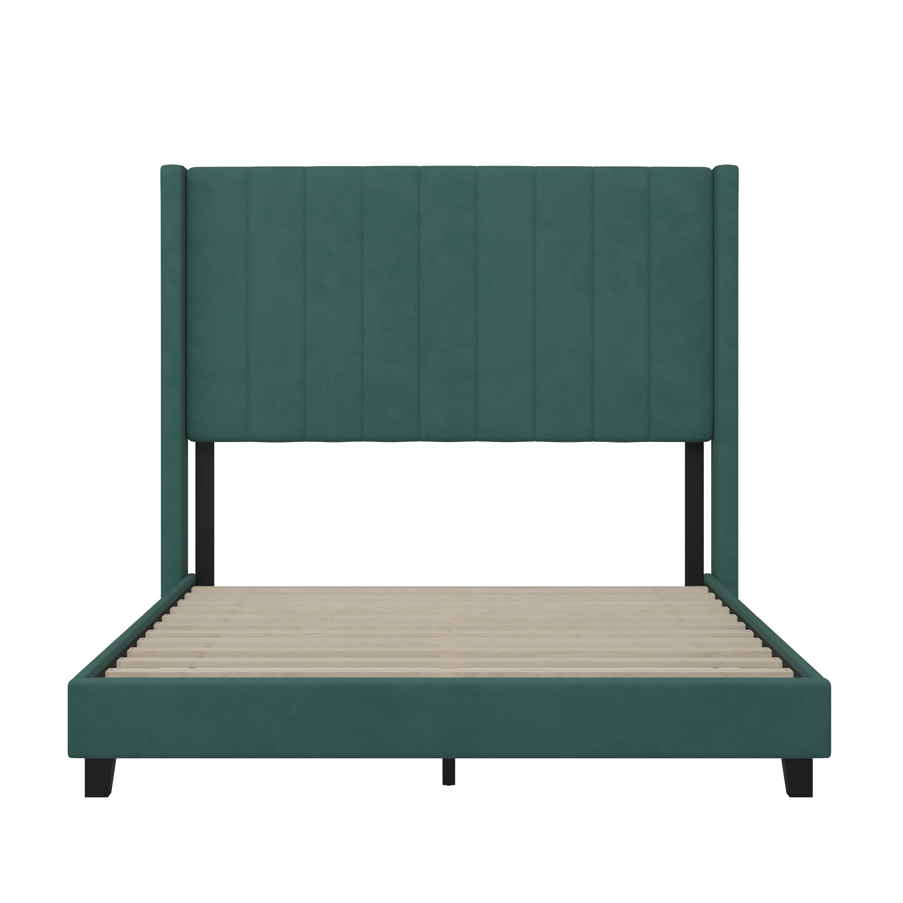 Emerald Full Platform Bed YK-1079-GR-F-GG