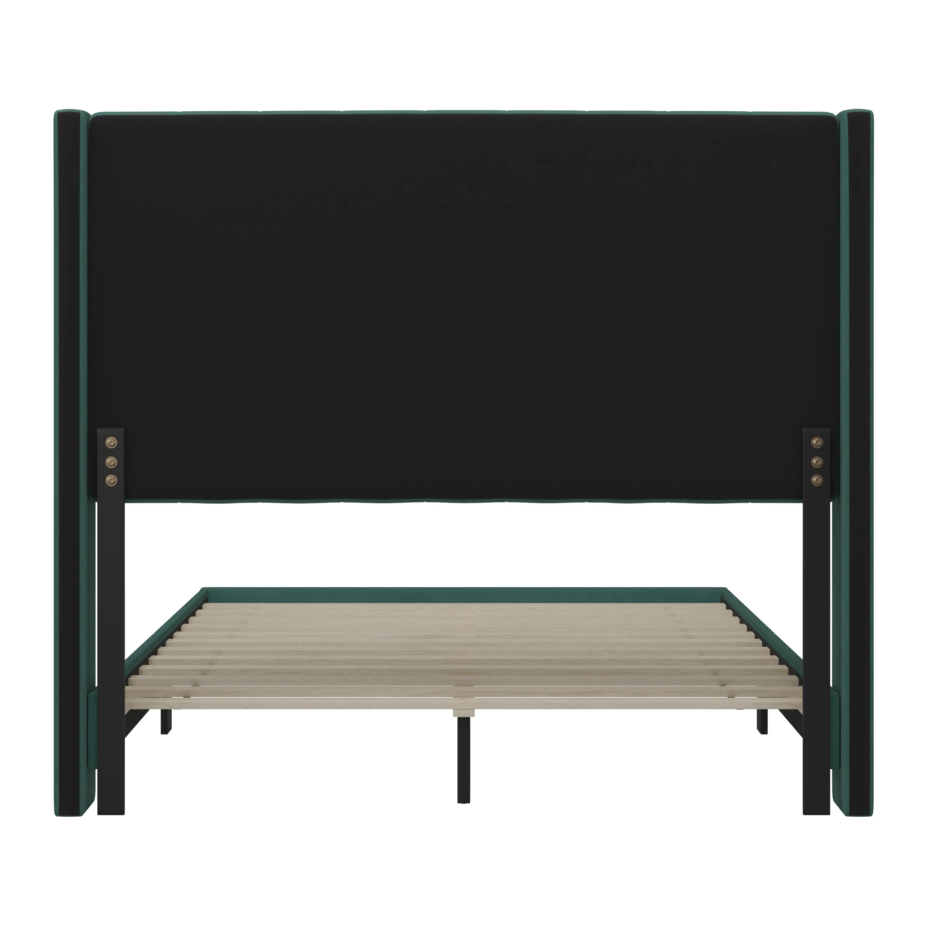 Emerald Full Platform Bed YK-1079-GR-F-GG