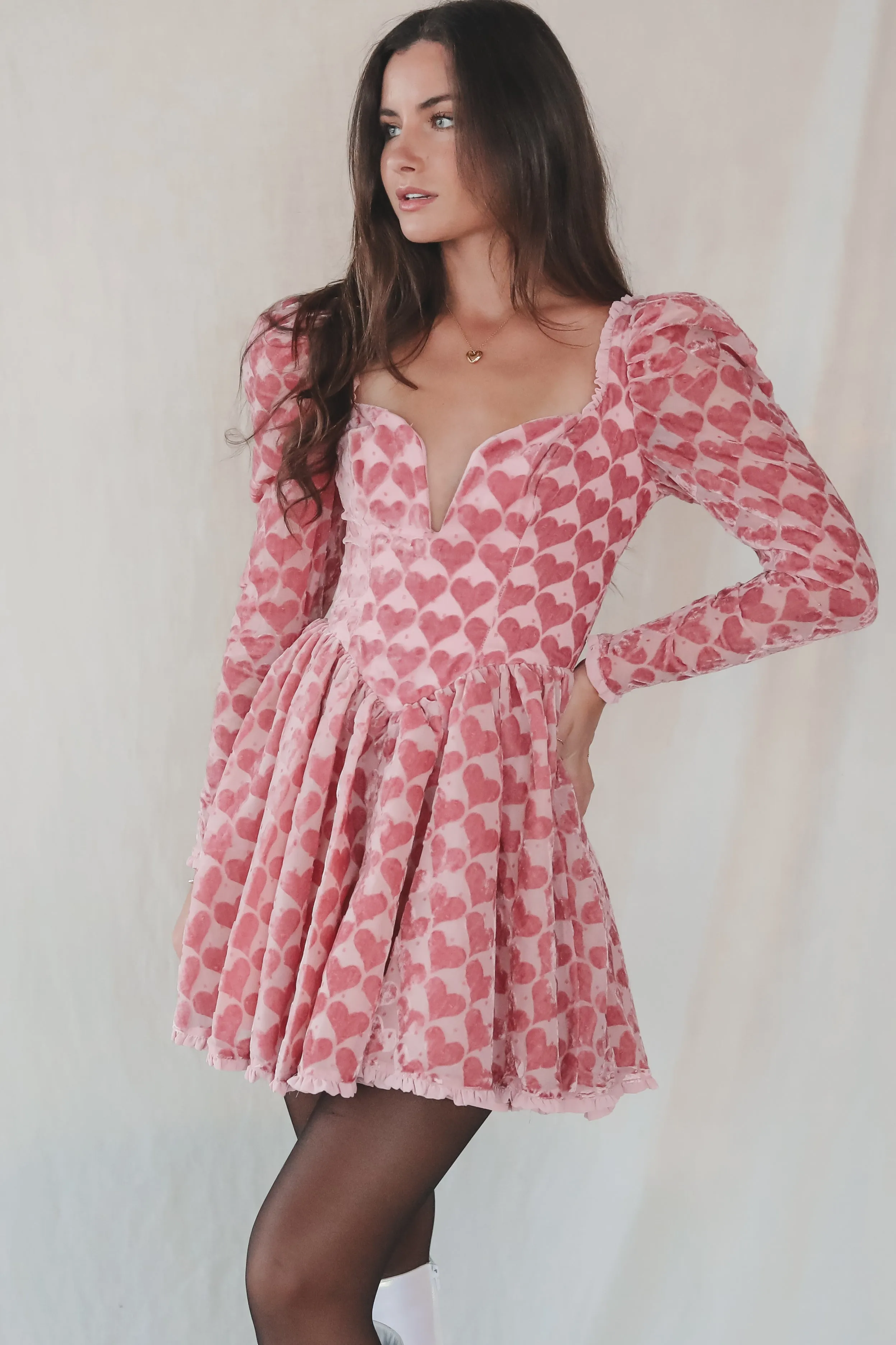 FOR LOVE & LEMONS Theresa Mini Dress