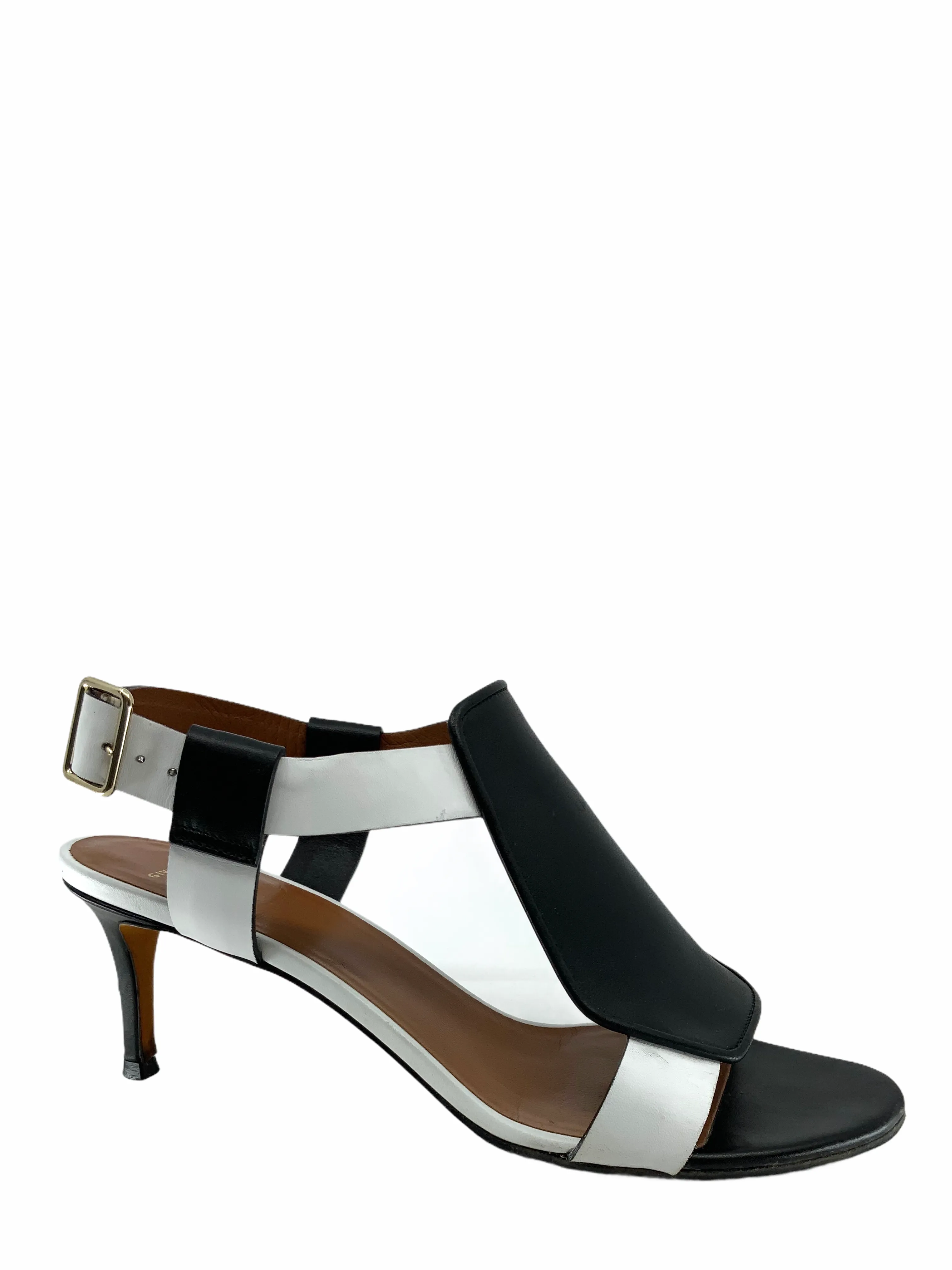 Givenvchy Colorblock Leather Buckled Sandals SIze 8