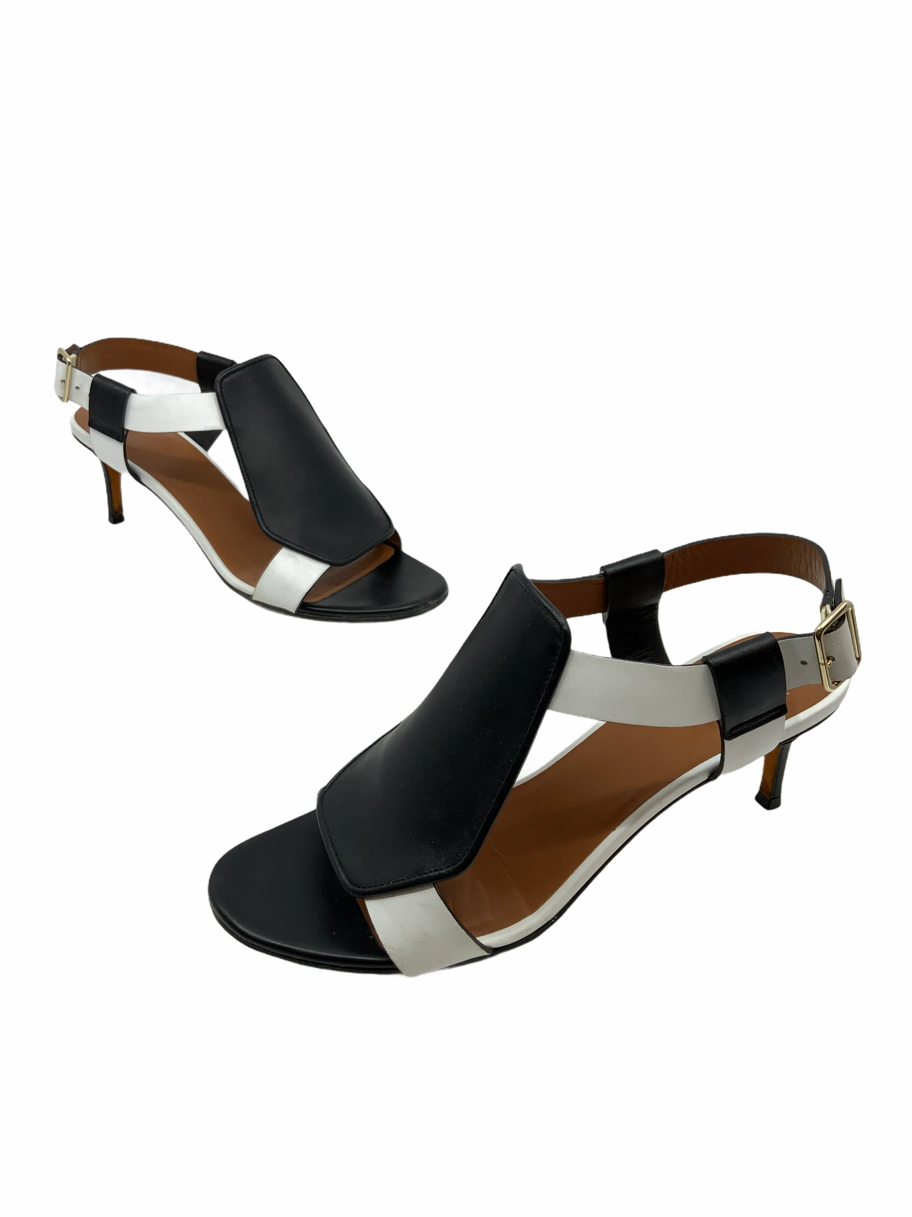 Givenvchy Colorblock Leather Buckled Sandals SIze 8