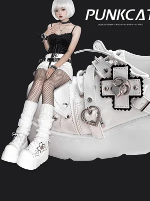 Hot girl original punk style platform shoes【s0000006208】