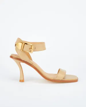 Lelu Heel Parchment/Gold