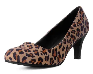 Leopard Anti-Pop Heel