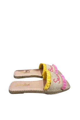 MC2 Saint Barth Espadrilles | Pink/Yellow