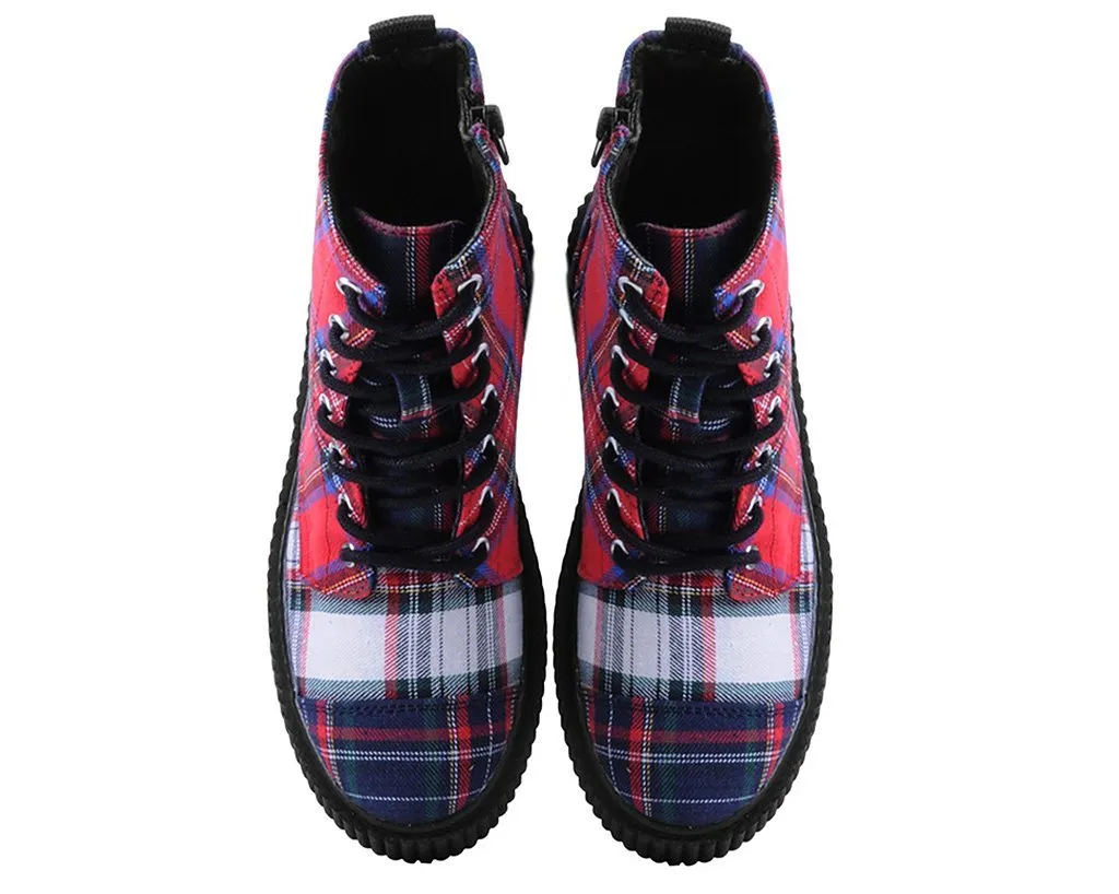 Mixed Plaid Casbah Boot