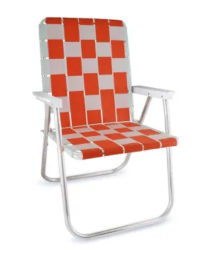 Orange & White Classic Chair