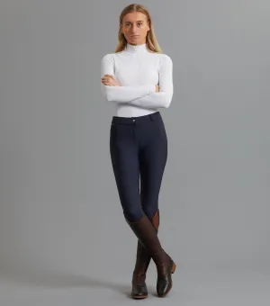 Pandora Ladies Full Seat Gel Riding Breeches Navy