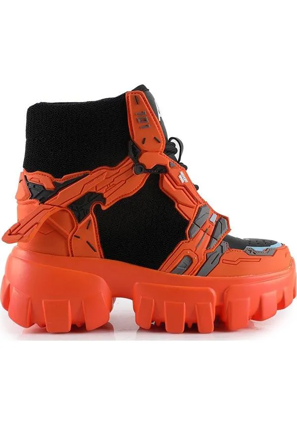 Soursop 04 [Orange] | PLATFORM SNEAKERS**