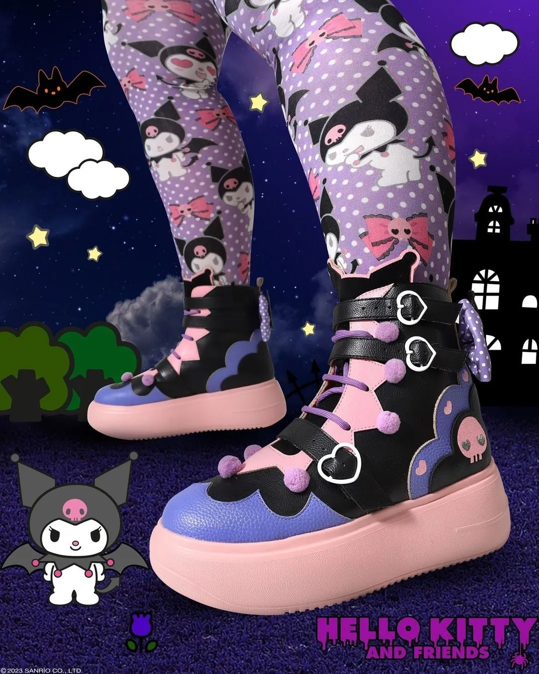 Stay Spooky | PLATFORM SNEAKERS*