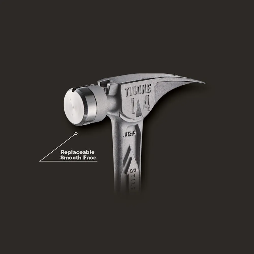 Stiletto TIB14RSC TIBONE 14oz Smooth/Curved Titanium Framing Hammer