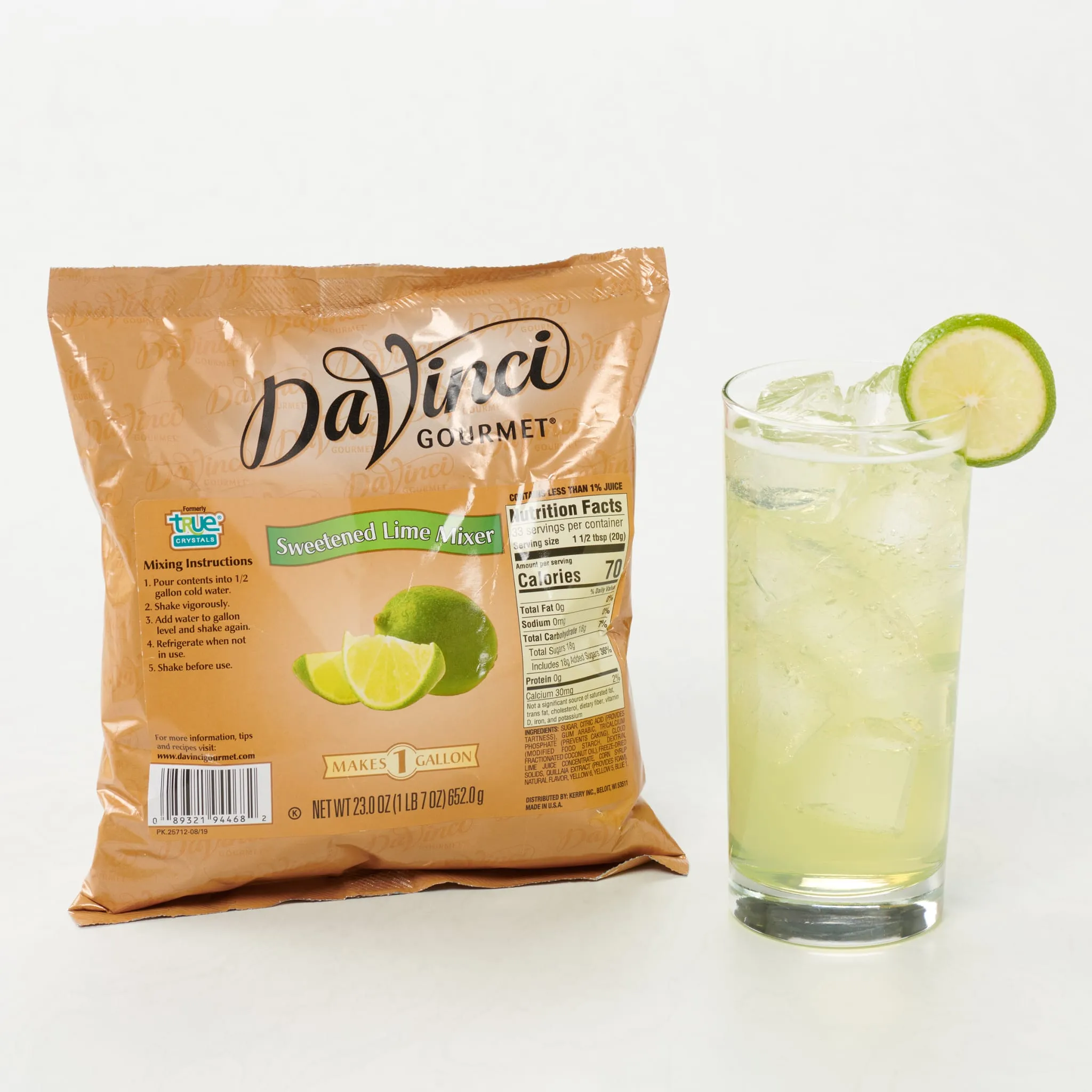 Sweetened Lime Cocktail Mixer - 12 x 23 oz Bags