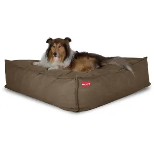 The Crash Pad Memory Foam Dog Bed - Canvas Earth