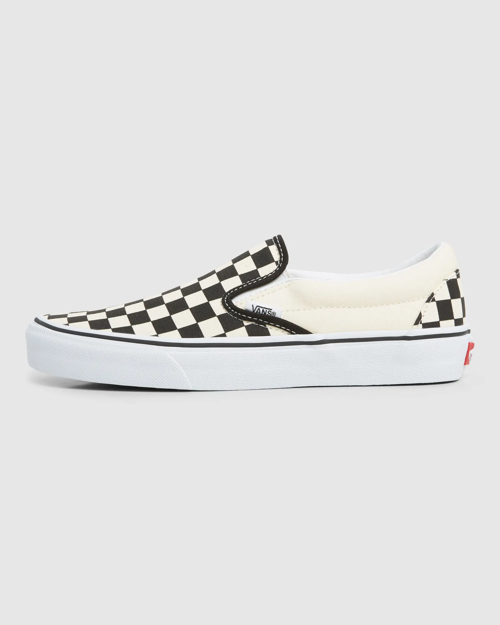 Vans Kid's Classic Slip-On - Black/True White Checkerboard