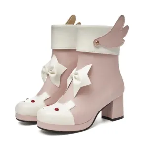 Winged Bunny Booties