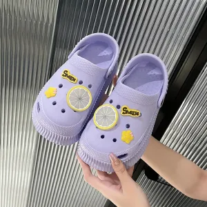 Women Clogs Thick Platform Slipper Indoor Outdoor Slippers Beach Shoe Ladies Flip Flops Garden Sandals DIY Cartoon Casual Slides